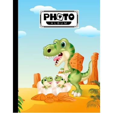 Imagem de Photo Album: Baby Dinosaurs Album, Large Photo Albums with Writing Space Memo, Extra Large Capacity Picture Album, Family, Baby, Wedding, Travel Photo Book, 120 Pages, Size 8.5" x 11" by Joseph Kunz