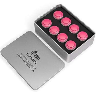 Imagem de qanba Gravity LX 30mm Mechanical Pushbutton Switch Button Arcade Buttons DIY Kit (Boxed (Pink A02)