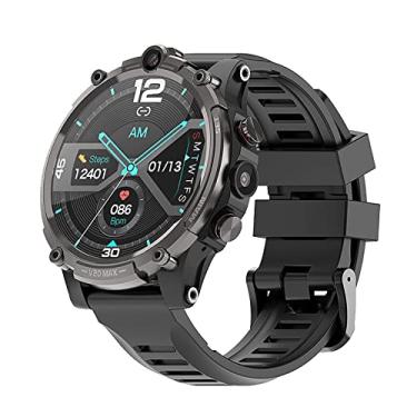 Imagem de KANBUN 4G Relógio Inteligente Smartwatch com Slot para Cartão SIM 1.6 Polegadas Tela de Toque Completa Chamada de Vídeo Bluetooth Smartwatch GPS 4G + 128G Storag para Homens Preto