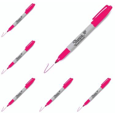 Imagem de Caneta Sharpie Magenta ( Rosa ) - Kit com 6 Canetas