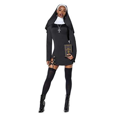 Imagem de Spirit Halloween Fantasia adulta de irmã pecadora, Multicolorido., M-G