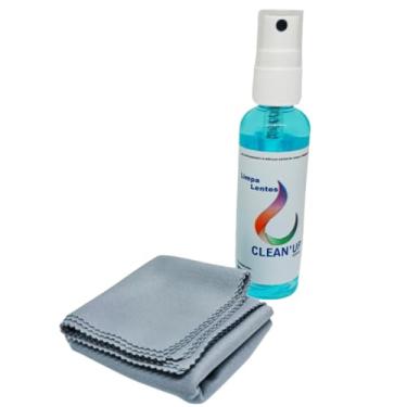 Imagem de KIT LIMPA TELAS 120ML + 5 FLANELA POLIESTER MULTIUSO TV COMPUTADOR CELULAR ÓCULOS