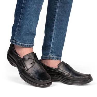 Imagem de Sapato Masculino Casual Mocassim em Couro Modelo Italiano-Masculino
