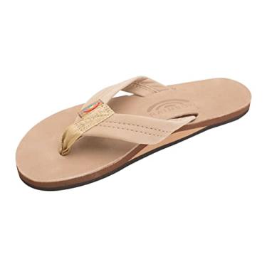 Imagem de Rainbow Sandals Camada única feminina de couro premium, Sierra Brown, 7.5-8.5
