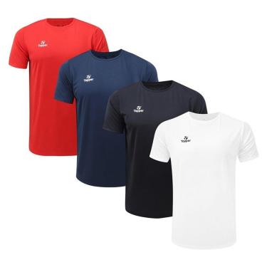 Imagem de Kit 4 Camisetas Topper Classic New Masculina-Masculino