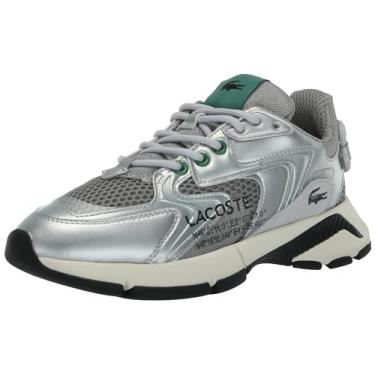 Imagem de Lacoste Tênis feminino L003 Neo, Cinza/Slv, 40