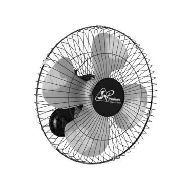 Imagem de Venti-Delta Oscilante de Parede Premium 50 cm, Bivolt – Grande Aço, 715425, 170 W, Preto