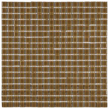 Imagem de Pastilha de Vidro Cristal Glass Mosaic 30cmx30cm Placas Bege 3