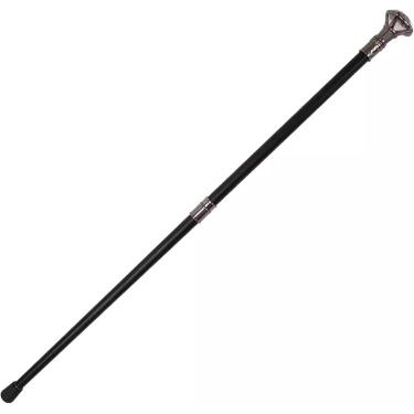 Imagem de Bengala de cristal de metal 91 cm (35,8 ″) Bengala de cafetão-bengala de cavalheiro antiga bengala de diamante acessórios de roupas para carnaval, prata, 91 cm/35,8 pol.