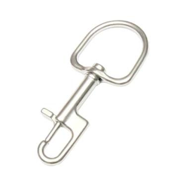 Imagem de predolo Parafuso Giratório Snap Gancho Clipe de Mergulho Resistente Gancho de Mergulho para Câmeras Varal Atividades Ao Ar Livre Chaveiro, Gancho de ponta única, 11cm