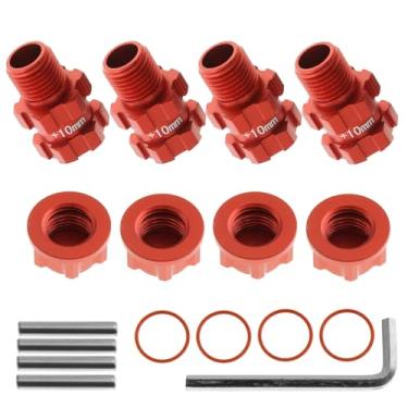 Imagem de Adaptador de cubo hexagonal de roda de 14 mm a 17 mm para carro Senton 4X4 AR102667 Rc, 4 peças acessórios