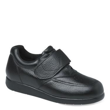 Imagem de Drew Shoe Tênis masculino Navigator II, couro marrom, Preto, 9.5 XX-Wide