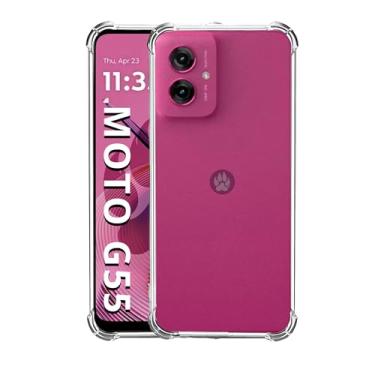 Imagem de Capa Capinha Case Anti Impacto Transparente Para MOTO G55 (Tela 6.49") - C7 COMPANY