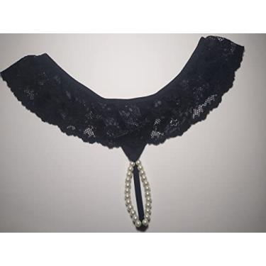 Imagem de Calcinha Pérolas Tailandesas Lingerie Sensual Erótica Preta
