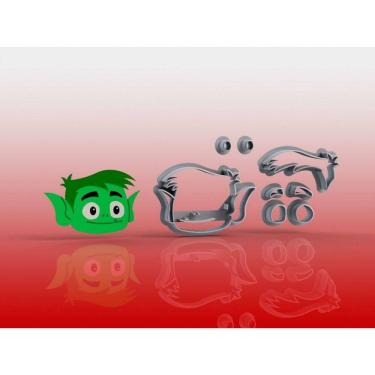 Imagem de Cortador Jovens Titãns Mutano Modular Tamanho 5cm