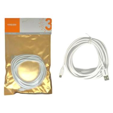 Imagem de Cabo USB V8 Micro USB Kingleen - Lumin, 3 Metros