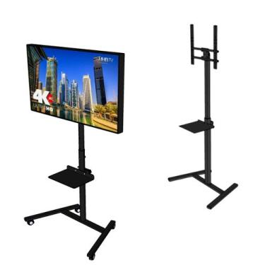 Imagem de Suporte Suportaço Ped-02 De Chão Para Tv/monitor De 14 Até 75 Preto
