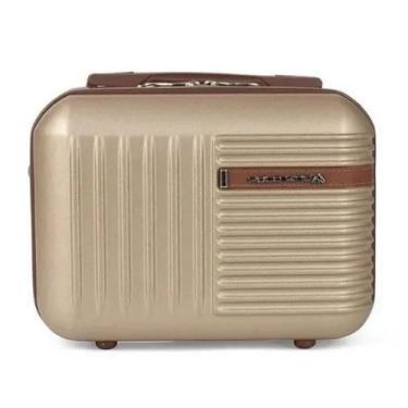 Imagem de Frasqueira Polo King Cairo ABS Pequena 12" FR10339, Champanhe