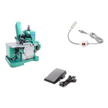 Imagem de Maquina Costura Overlock  +Led+pedal Eletrônico-110V - Megatex, 110V