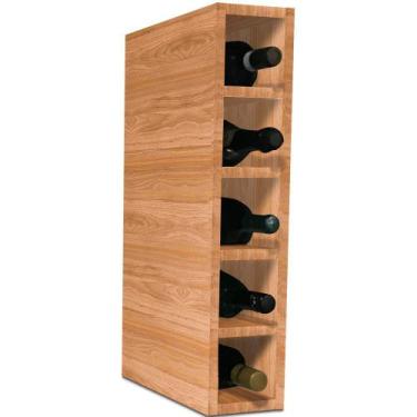 Imagem de Nicho Suporte Garrafeiro Adega De Garrafas Vinho De Parede Em Mdf - Ge