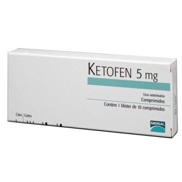 Imagem de Ketoflex Mundo Animal para Cães 5mg - 10 comprimidos - Merial