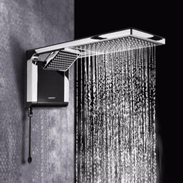 Imagem de Ducha Acqua Duo Ultra Preta/Cromada 7800W 220V Lorenzetti, Preto e Cro