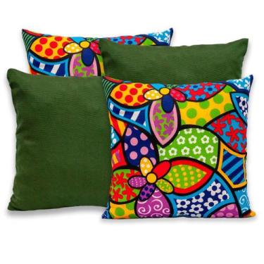 Imagem de Kit 4 Capas de Almofada com Zíper Gorgurinho 40x40cm - RAFALORO, ROMER