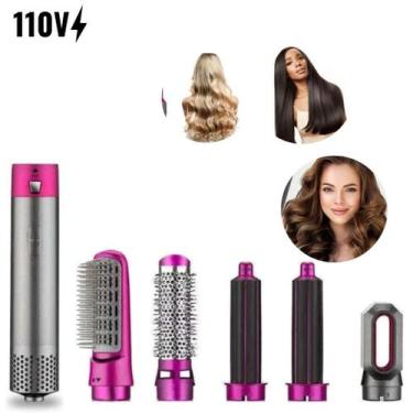 Imagem de Cabelos Lindos com Escova Secadora 5 em 1 110V - CENTER SHOPPY, Bivolt