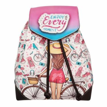 Imagem de Mochila Bolsa Infantil Menina Bike Costas, Magicc
