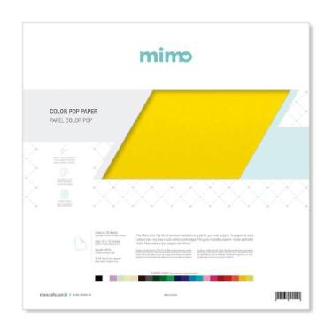 Imagem de Papel Color Pop Amarelo Sol Mimo - 30,5 x 30,5 cm - 180 gr - 25 unds