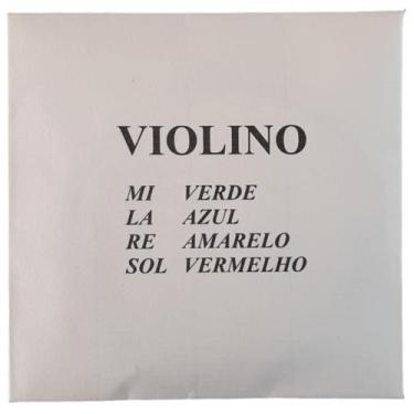 Imagem de Jogo De Cordas Violino Mauro Calixto 4/4 Ideal Para Ccb