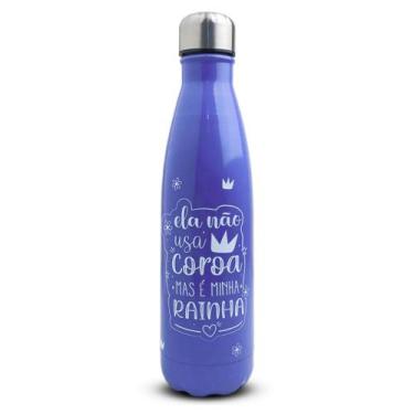 Imagem de Garrafa de Água Térmica Inox 700ml Lembrancinha Dia das Mães - Rocie