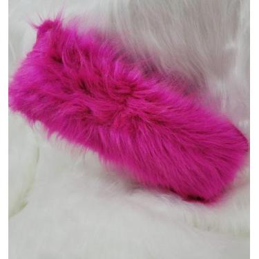 Imagem de Almofada Baguete Pelo Alto Luxo Casa - Gabi Flor, Pink