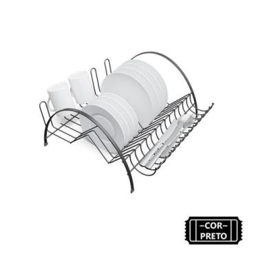 Imagem de Escorredor com Porta Copos - Stolf, Preto