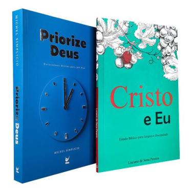 Imagem de Kit Devocional Priorize Deus + Cristo e Eu - Editora Vida