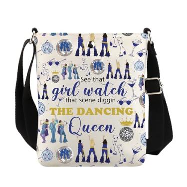 Imagem de UJIMS Bolsa tiracolo Mamma The Musical Inspired Gift Mia Fans The Dancing Queen Presente para amantes de música Mercadoria Musical, Mammacrossbodybag