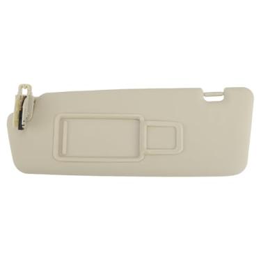 Imagem de Motoforti Viseira de sol para carro para A1 2013-2018 para Q3 2013-2018 Tecido de vidro plástico No.8K0857551AE Luz solar bloco bege