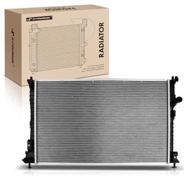 Imagem de A-Premium Conjunto de radiador de arrefecimento do motor compatível com Ford Explorer 2012-2016, Police Interceptor Utility 2016-2018, 2.0L 3.5L, transmissão manual, número de substituição BB5Z8005B,