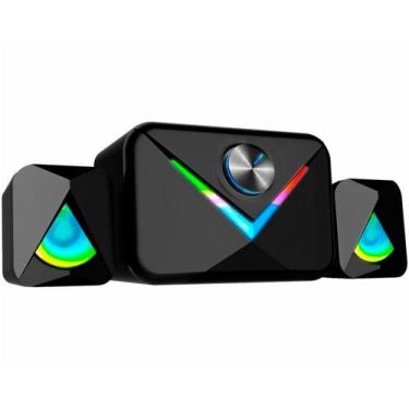 Imagem de Caixa de Som Gamer K-Mex Subwoofer SS-8012 Stereo