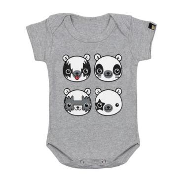 Imagem de Body Bebê Kiss Bear Mescla - Art Rock, m