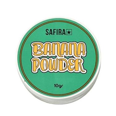 Imagem de Pó Solto Facial Banana Powder 10g Fixador Maquiagem Safira - SAFIRA CO