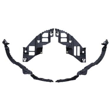 Imagem de ApplianPar Kit de suporte de guia de farol dianteiro esquerdo e direito e suporte de para-choque para VW Golf GTI MK6 2009-2013