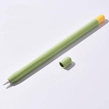 Imagem de GANGANPRO Estojo compatível com Apple Pencil 1ª geração, acessórios de aderência para Apple Pencil 1ª geração - verde matcha