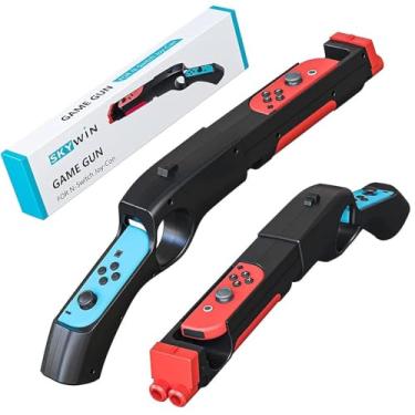 Imagem de Skywin Controlador De Arma Para Joycons N-Switch - Compatível Com Jogos De Tiro Nintendo Switch Gun