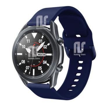 Imagem de Pulseira fecho invertido Nsmart compatíveis com Galaxy Watch 3 / 4, Az