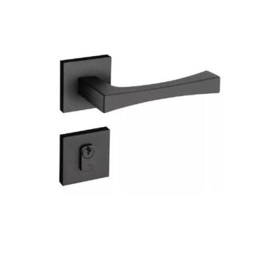 Imagem de Fechadura porta externa quarto sala pado vivaldi preto preta maquina 5