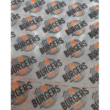 Imagem de Papel parafinado 33x38 pct com 500 folhas estampa laranja 2 - Mamedes