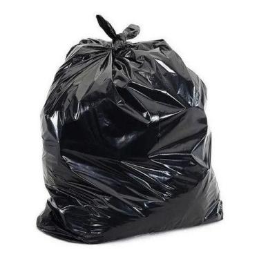 Imagem de Saco De Lixo Preto Super Reforçado 200 Litros Não Rasga - HIGIPACK