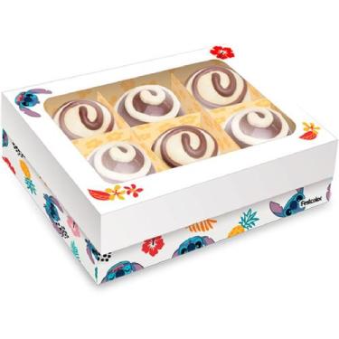 Imagem de Caixa 6 Bombons Retangular com Visor - Stitch - 1 unidade - Festcolor 