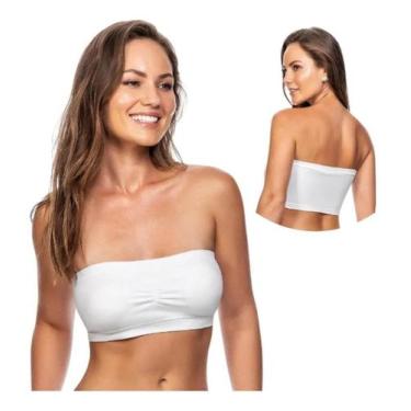 Imagem de Soutien Faixa Sem Costura Top Sutiã Sem Alça Macio - Prime Lingerie, Ú